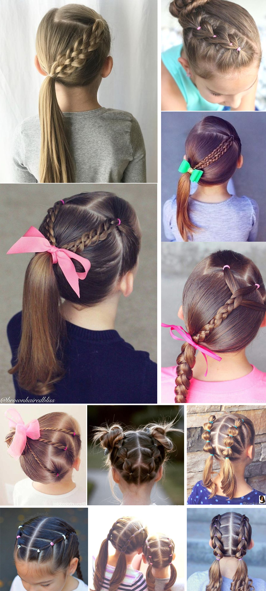 Penteado infantil com xuxinhas  Penteado em criança #penteado  #penteadoinfantil 